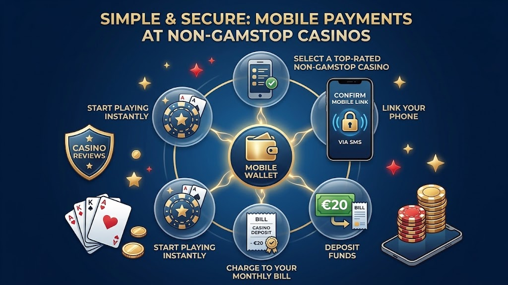 How Pay by Mobile Works at Non GamStop Casinos