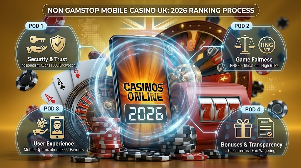 How We Rank Non GamStop Mobile Casinos UK 2026
